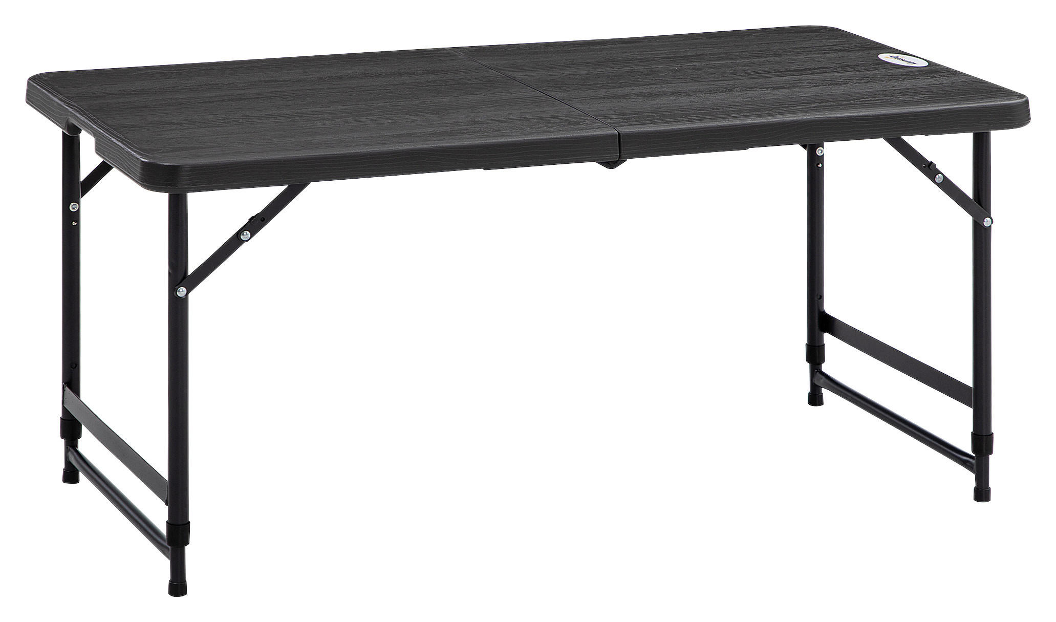 Outsunny Gartentisch dunkelgrau Stahl B/H/L: ca. 60x74x118 cm Gartentisch - dunkelgrau (118,00/60,00/74,00cm) - Outsunny