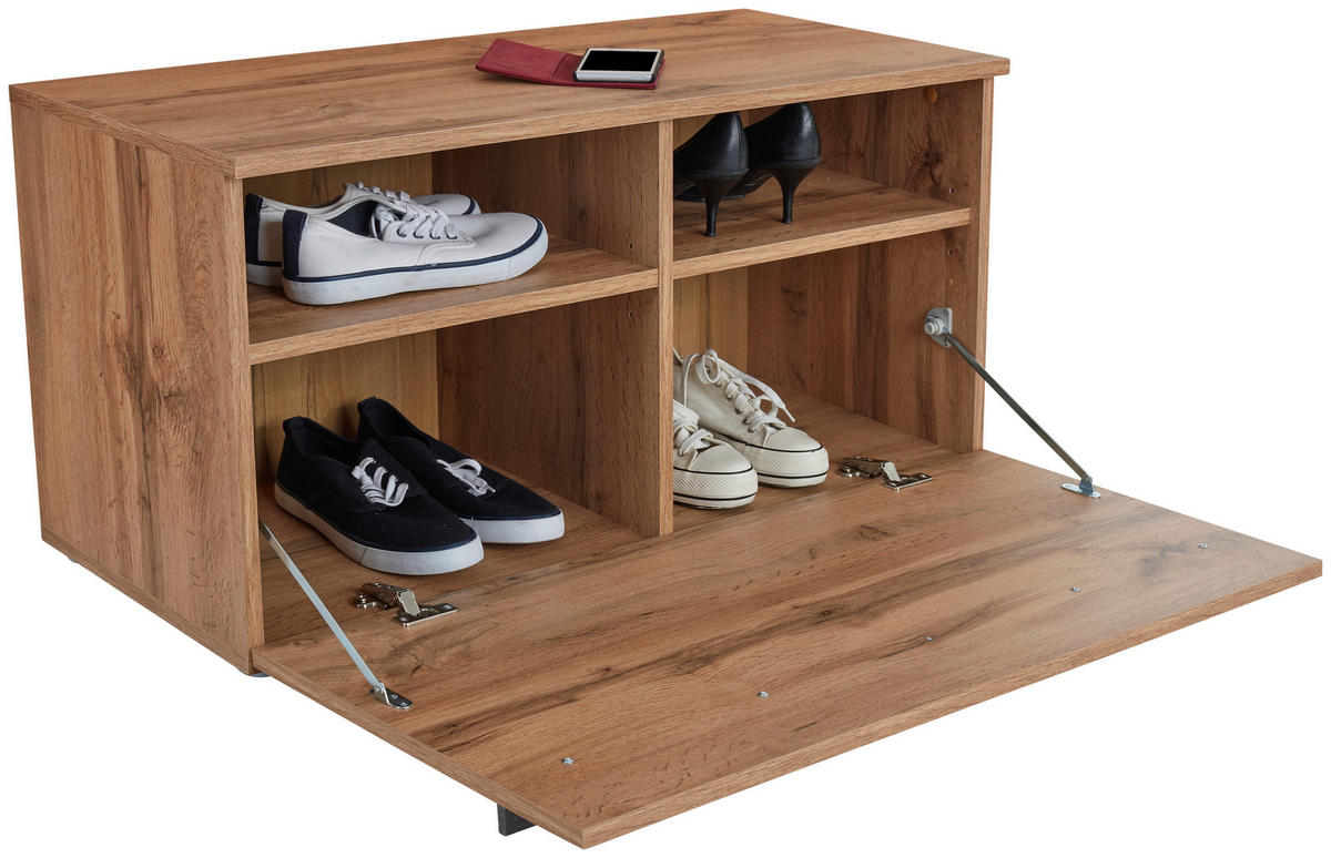 Sitzbank Venedig Eiche Artisan Nachbildung B/H/T: ca. 90x45x38 cm Venedig - Eiche (90,00/45,00/38,00cm)