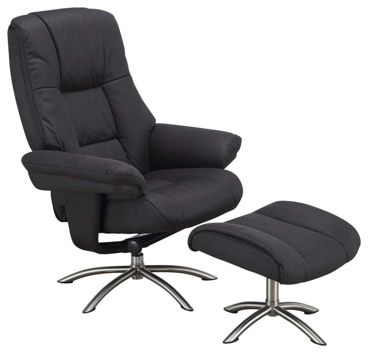 Relaxsessel FM-440 B/H/T: ca. 78x86x114 cm FM-440 - Edelstahloptik (78,00/86,00/114,00cm)