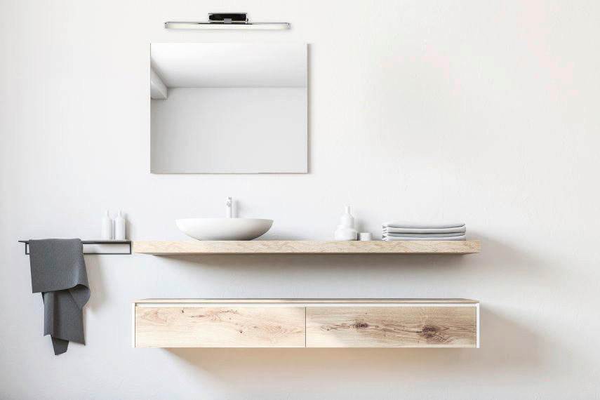 Näve Leuchten LED Wandleuchte NV1168542 Chrom Metall Kunststoff B/H/T: ca. 5x8x32 cm 1 Brennstellen Vareta - Chrom (5,00/8,00/32,00cm) - Näve Leuchten