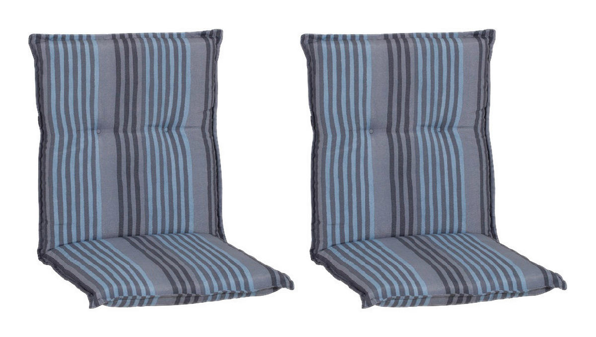 Beo Saumauflage für Niederlehner Tissa blaugrau Polyester-Mischgewebe B/L/S: ca. 46x98x8 cm Tissa - blaugrau (46,00/98,00cm) - Beo