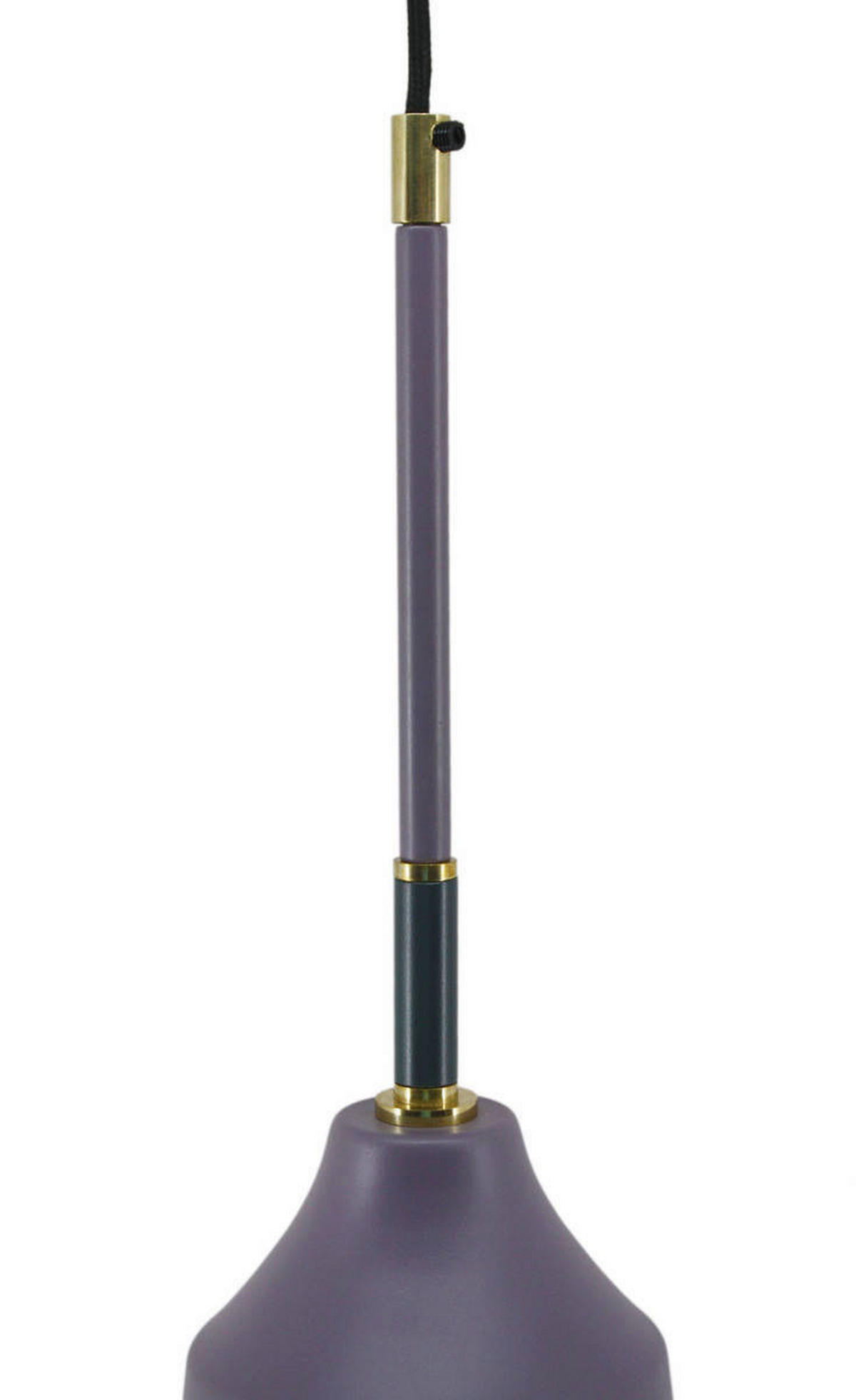 Kayoom Pendelleuchte violett Eisen B/H/L: ca. 15x45x15 cm E27 1 Brennstellen Pendelleuchte KA4056216613288 - violett (15,00/15,00/45,00cm) - Kayoom