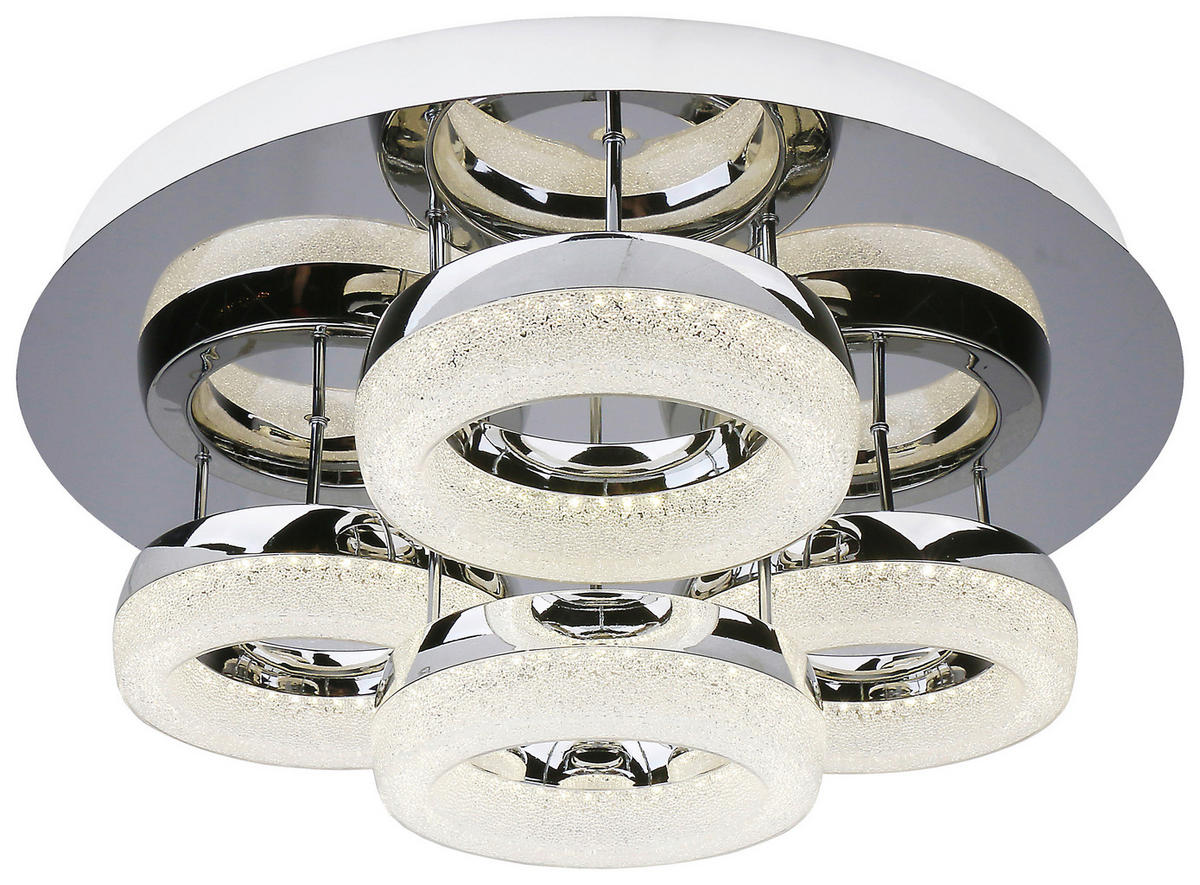 Deckenleuchte Chrom Metall H/D: ca. 20x48 cm LED-Deckenleuchte_Espen - Chrom (48,00/20,00cm)