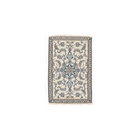 PersaTepp Teppich Nain Chorosan beige B/L: ca. 90x140 cm Nain Chorosan - beige/blau (90,00/140,00cm) - PersaTepp
