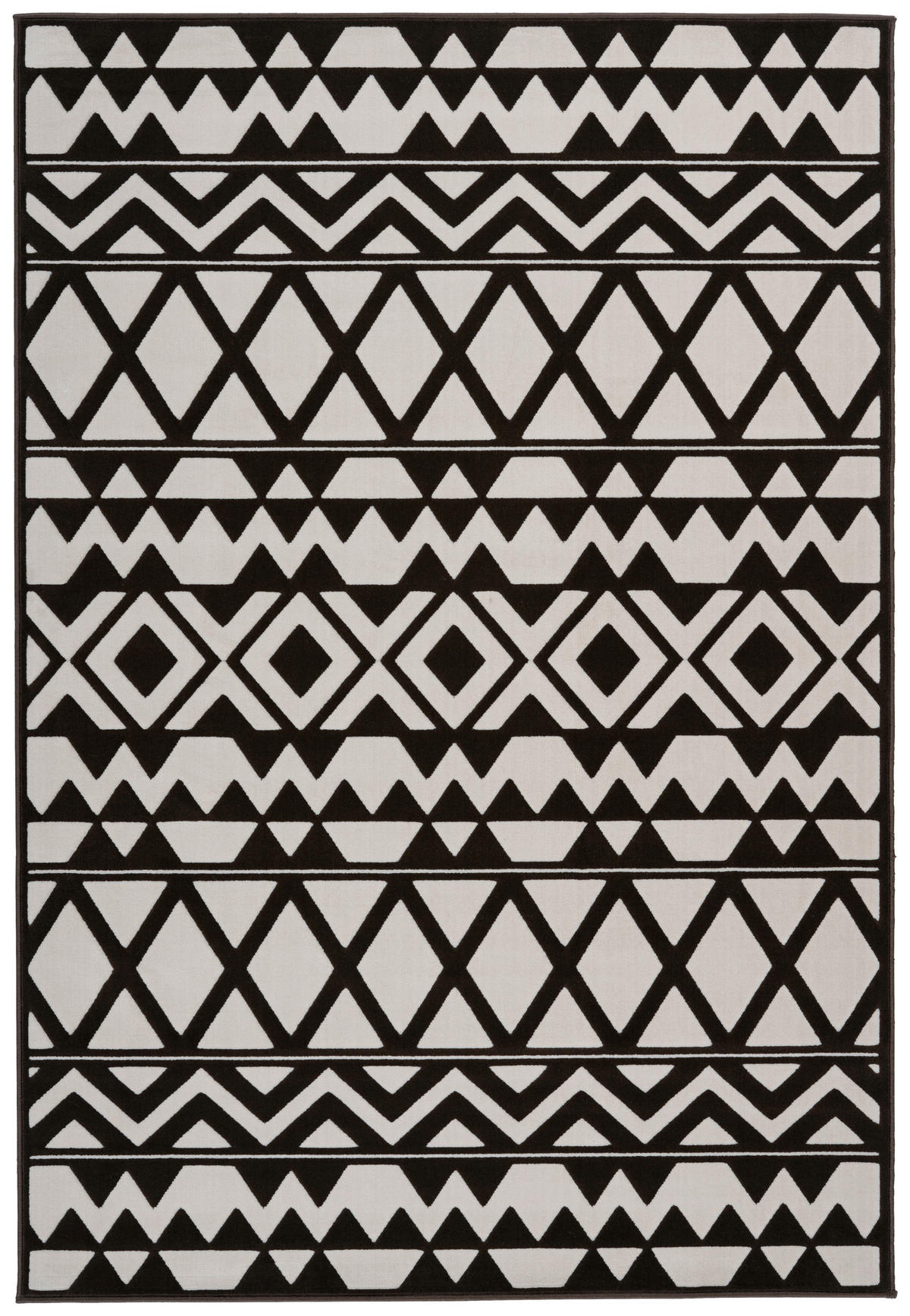 Kayoom Kurzflorteppich Esperanto 725 creme B/L: ca. 80x150 cm Esperanto 725 - braun/creme (80,00/150,00cm) - Kayoom