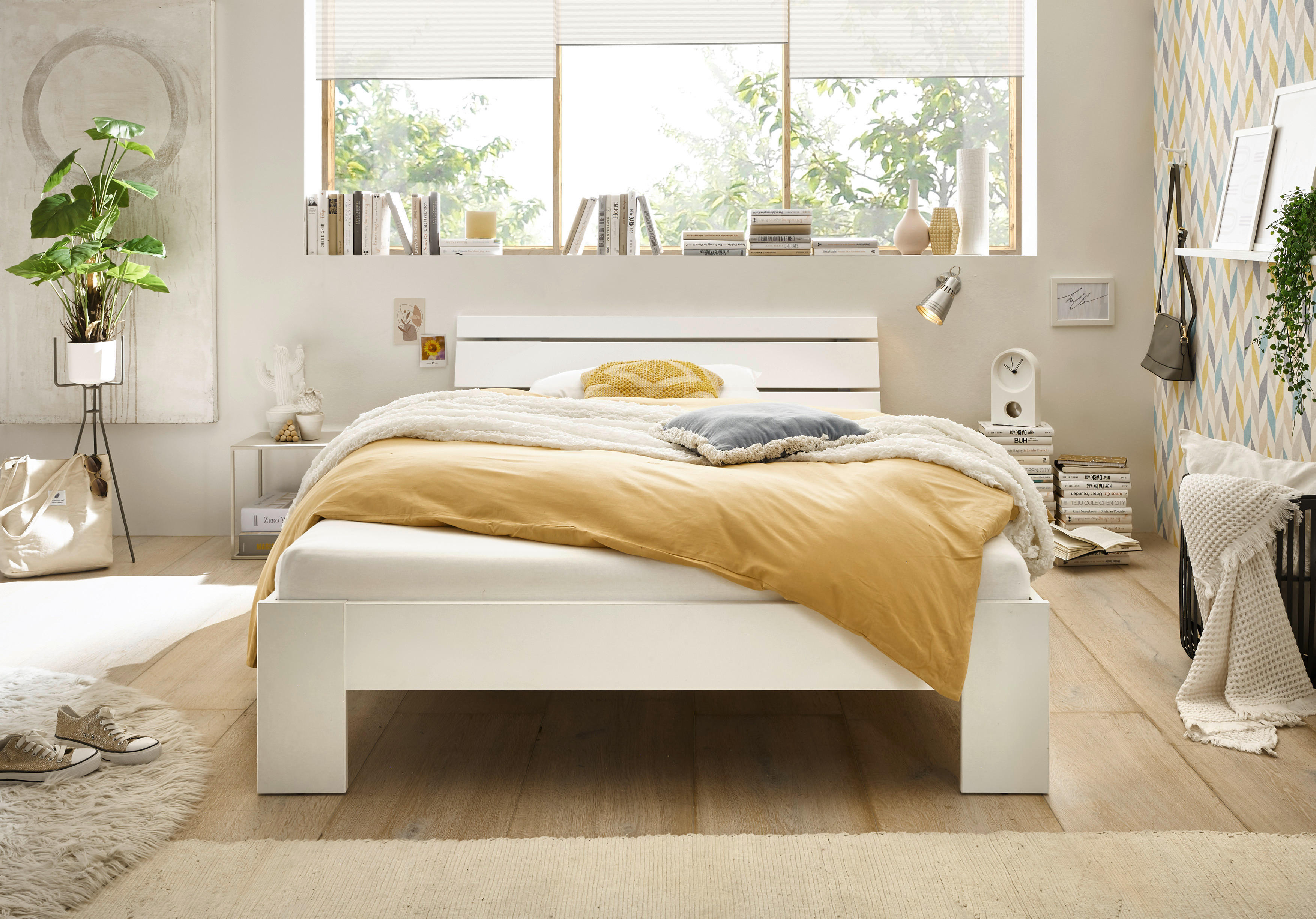 Futonbett Brest weiß Liegefläche B/L: ca. 140x200 cm Brest - weiß (145,00/73,00/213,00cm)