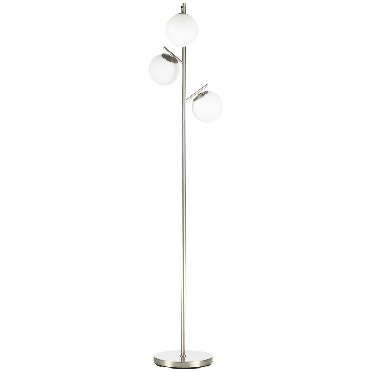 HOMCOM Stehleuchte B31-319V90SR Stehleuchte - silber (169,00/27,00/27,00cm) - HOMCOM