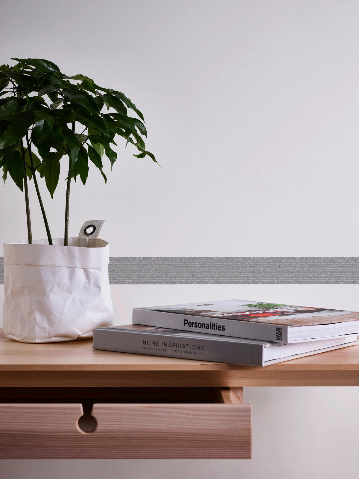 A.S.Creation Bordüre grau B/H/D: ca. 5x500x8 cm Bordüre_Vlies - grau (8,00/500,00cm) - A.S.Creation