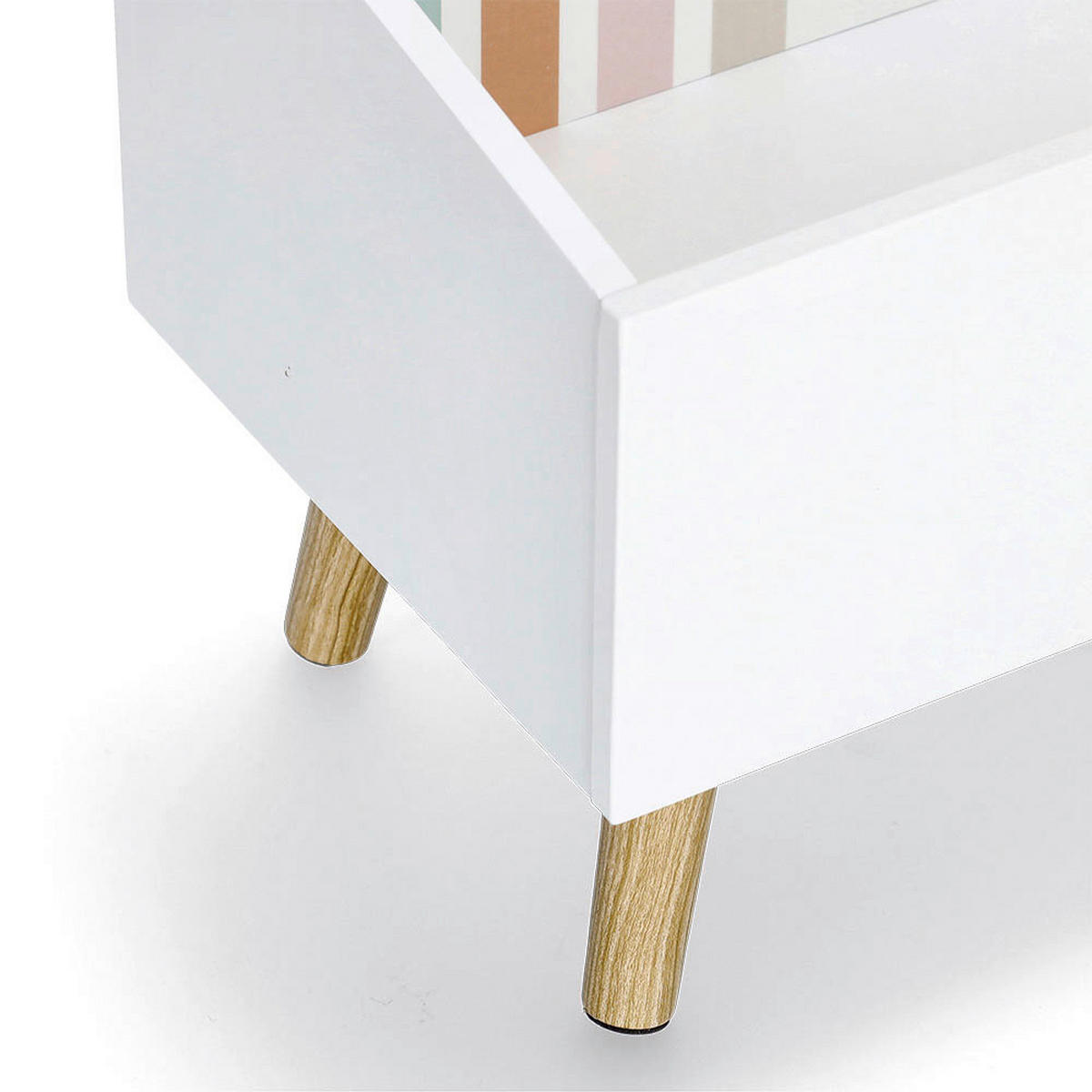 Zeller Truhe Rainbow multicolor Kiefer B/H/L: ca. 28x52x58 cm Rainbow - multicolor (58,00/28,00/52,00cm) - Zeller