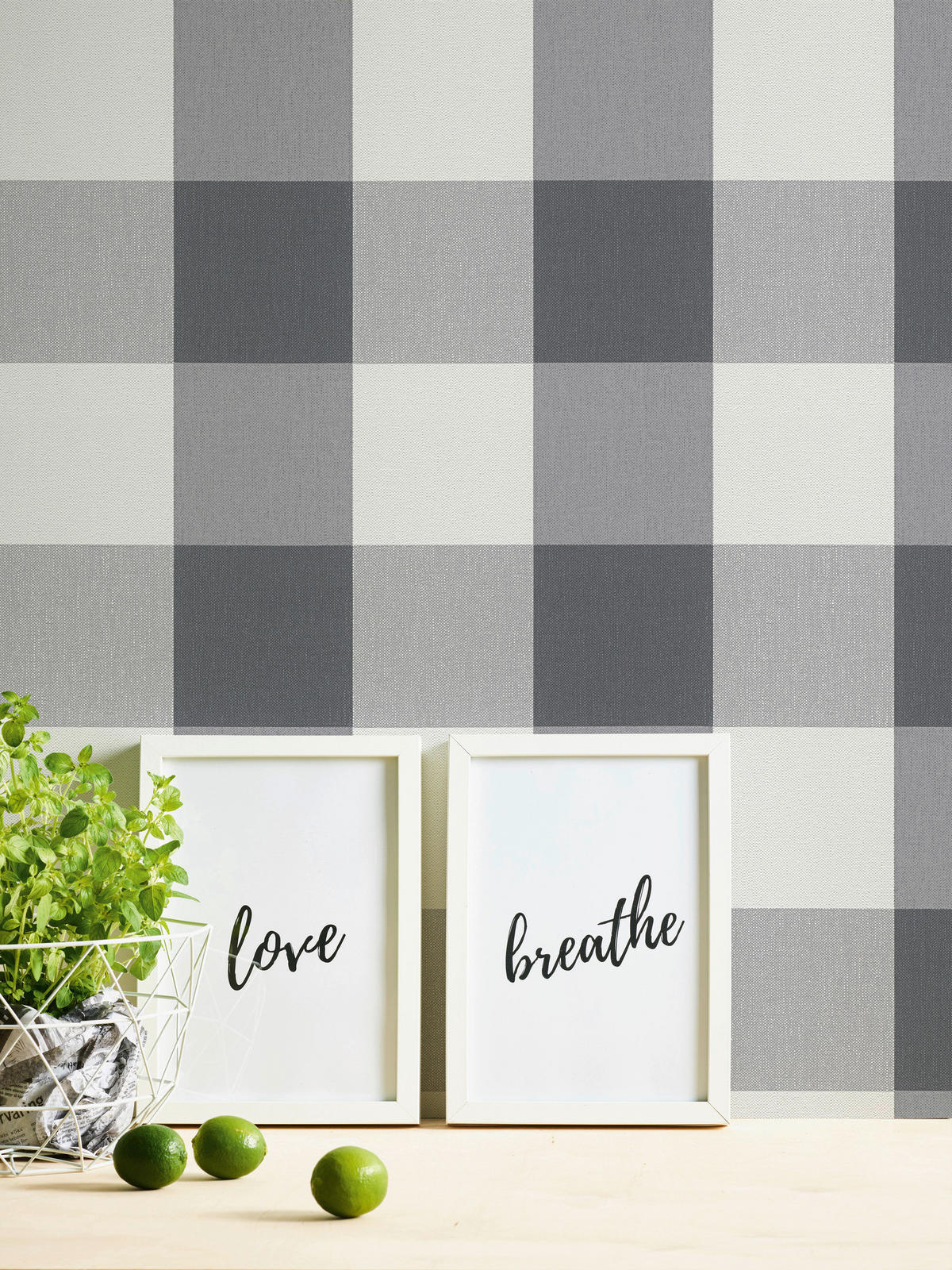 A.S.Creation Vliestapete Black & White Rauten grau B/L: ca. 53x1005 cm Black & White - grau (53,00/1005,00cm) - A.S.Creation