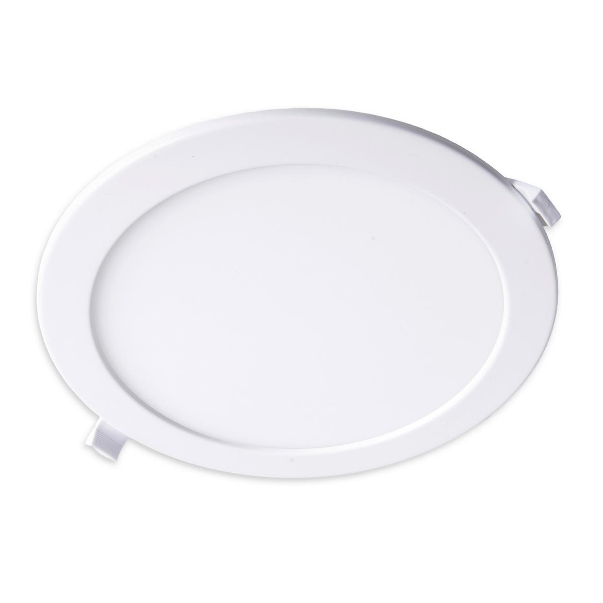 Näve Leuchten LED-Ein-/Aufbauleuchte weiß Kunststoff Metall B/H/T/D: ca. 24,6x3,5x24,6x24,6 cm KOMPLEX - weiß (24,60/3,50/24,60cm) - Näve Leuchten