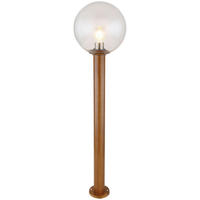 Außenleuchte OSSY 31863W klar braun H/D: ca. 100x25 cm OSSY - braun/klar (25,00/100,00cm) - GLOBO