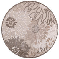 Sanat Outdoorteppich FLORAL creme B/L: ca. 150x150 cm FLORAL - creme (150,00/150,00cm) - Sanat