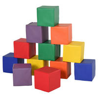 HOMCOM Schaumstoffblöcke B/H/T: ca. 20x20x20 cm Schaumstoffblöcke_12tlg. - bunt (20,00/20,00/20,00cm) - HOMCOM