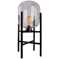 Näve Leuchten LED-Leuchten 5315422 schwarz Glas Kunststoff Metall B/H/T: ca. 26x58x26 cm null 1 Brennstellen Lora - schwarz (26,00/58,00/26,00cm) - Näve Leuchten