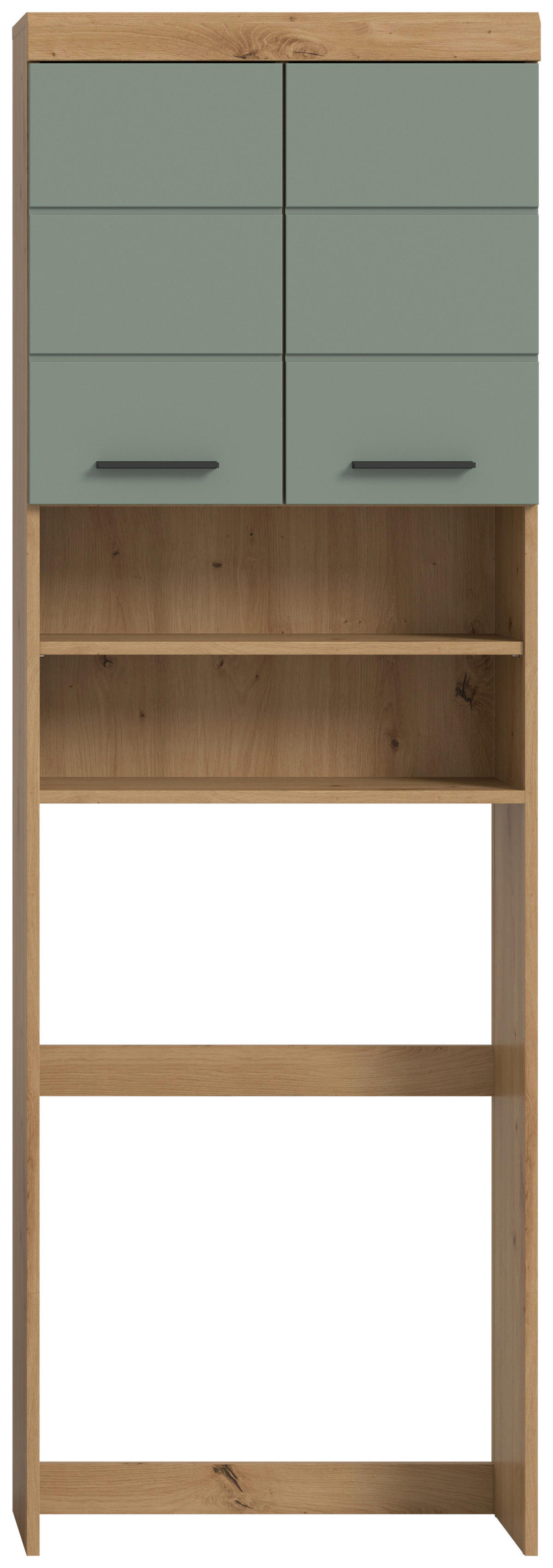 Waschmaschinenumbauschrank Scout Eiche Artisan Nachbildung salbei Nachbildung B/H/T: ca. 63x191x24 cm Scout - Eiche/salbei (63,00/191,00/24,00cm) - xonox.home