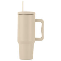 GOURMETmaxx Haushaltshelfer Thermobecher_m.Griff_GOURMETmaxx - beige - GOURMETmaxx