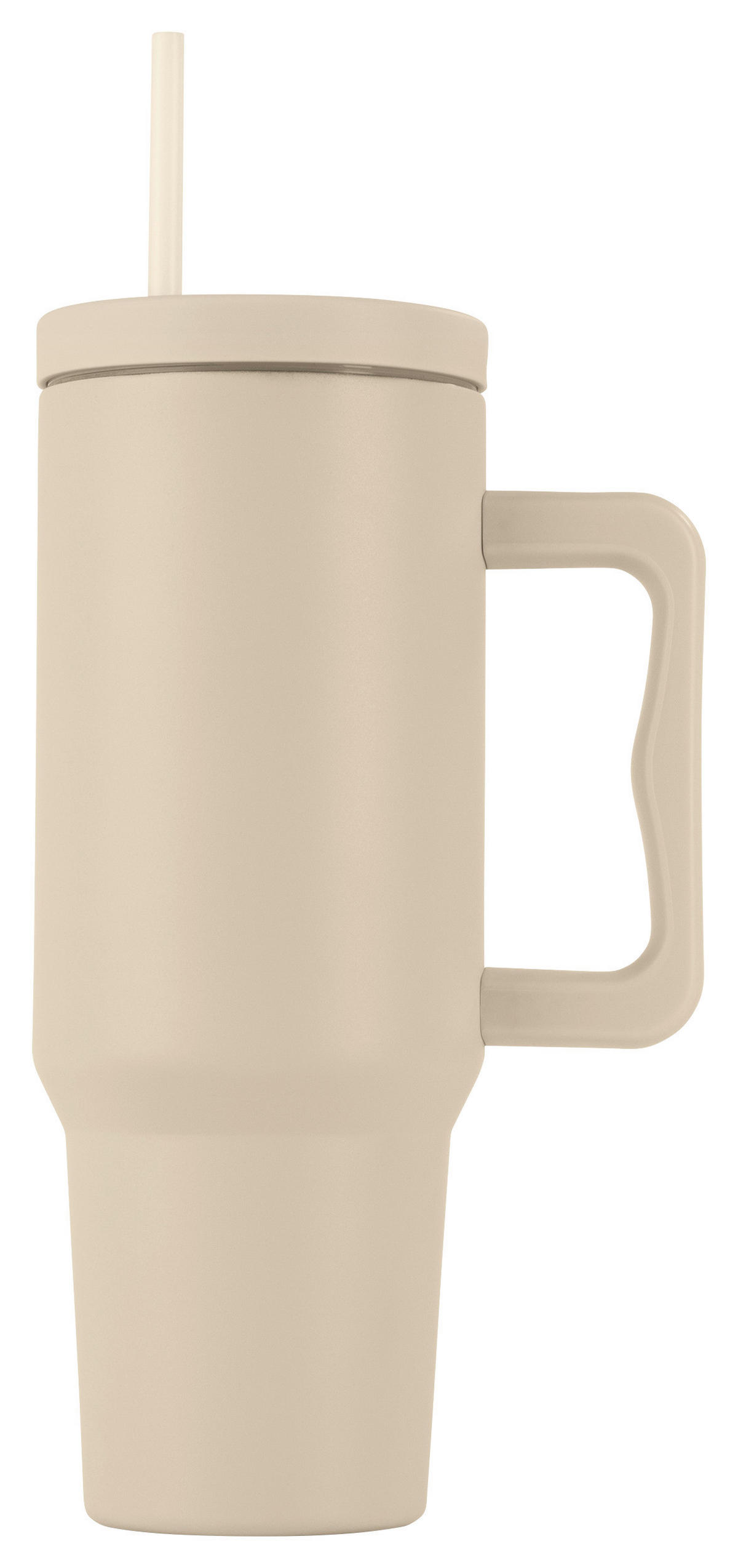 GOURMETmaxx Haushaltshelfer Thermobecher_m.Griff_GOURMETmaxx - beige - GOURMETmaxx