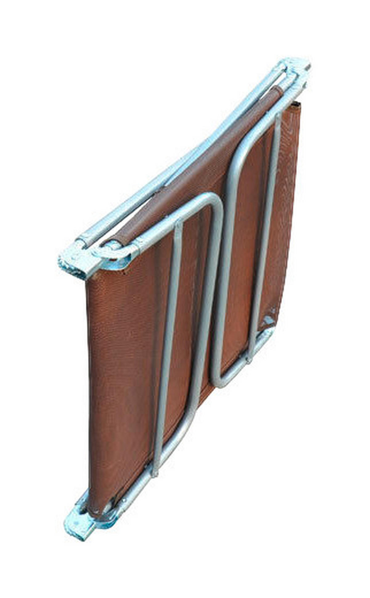 Outsunny Gartenliege braun Netzstoff B/H/L: ca. 56x28x182 cm Gartenliege - braun (182,00/56,00/28,00cm) - Outsunny