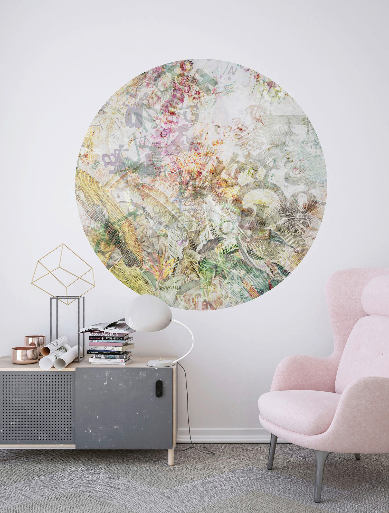 Komar Fototapete Round Stories D: ca. 125 cm Round Stories - (125,00cm) - Komar