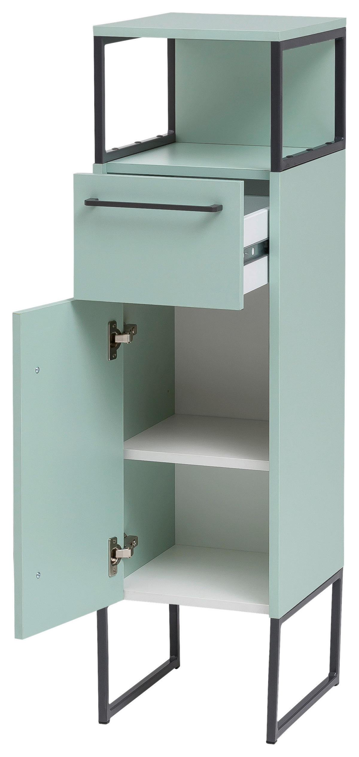 Midischrank Limone mint B/H/T: ca. 30,4x112,6x33,1 cm Limone - mint (30,40/112,60/33,10cm) - Möbelpartner