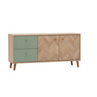 Lowboard Visby Eiche Nachbildung Pistazie B/H/T: ca. 109x44,1x33,05 cm Visby - Eiche/Pistazie (109,00/44,10/33,05cm) - Schildmeyer