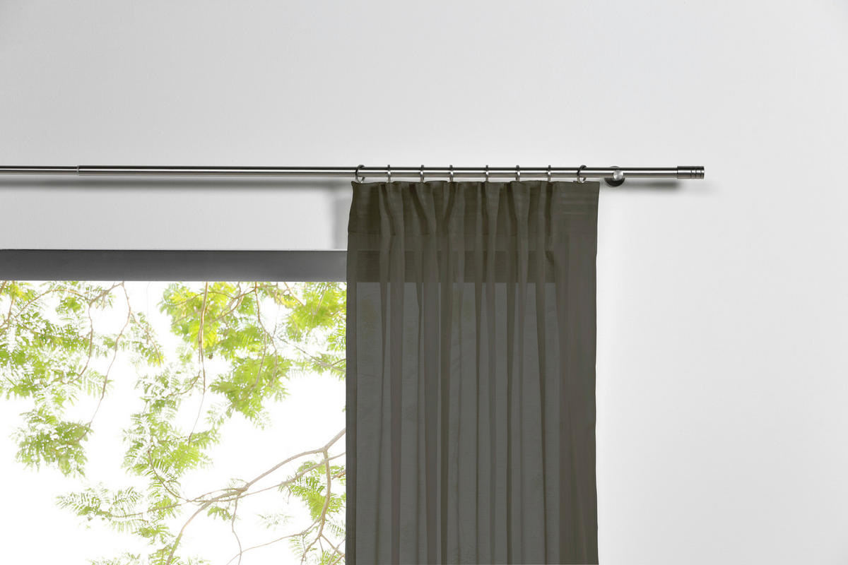 Kombivorhang 2er Pack Pure grau B/L: ca. 135x245 cm Pure - grau (135,00/245,00cm)