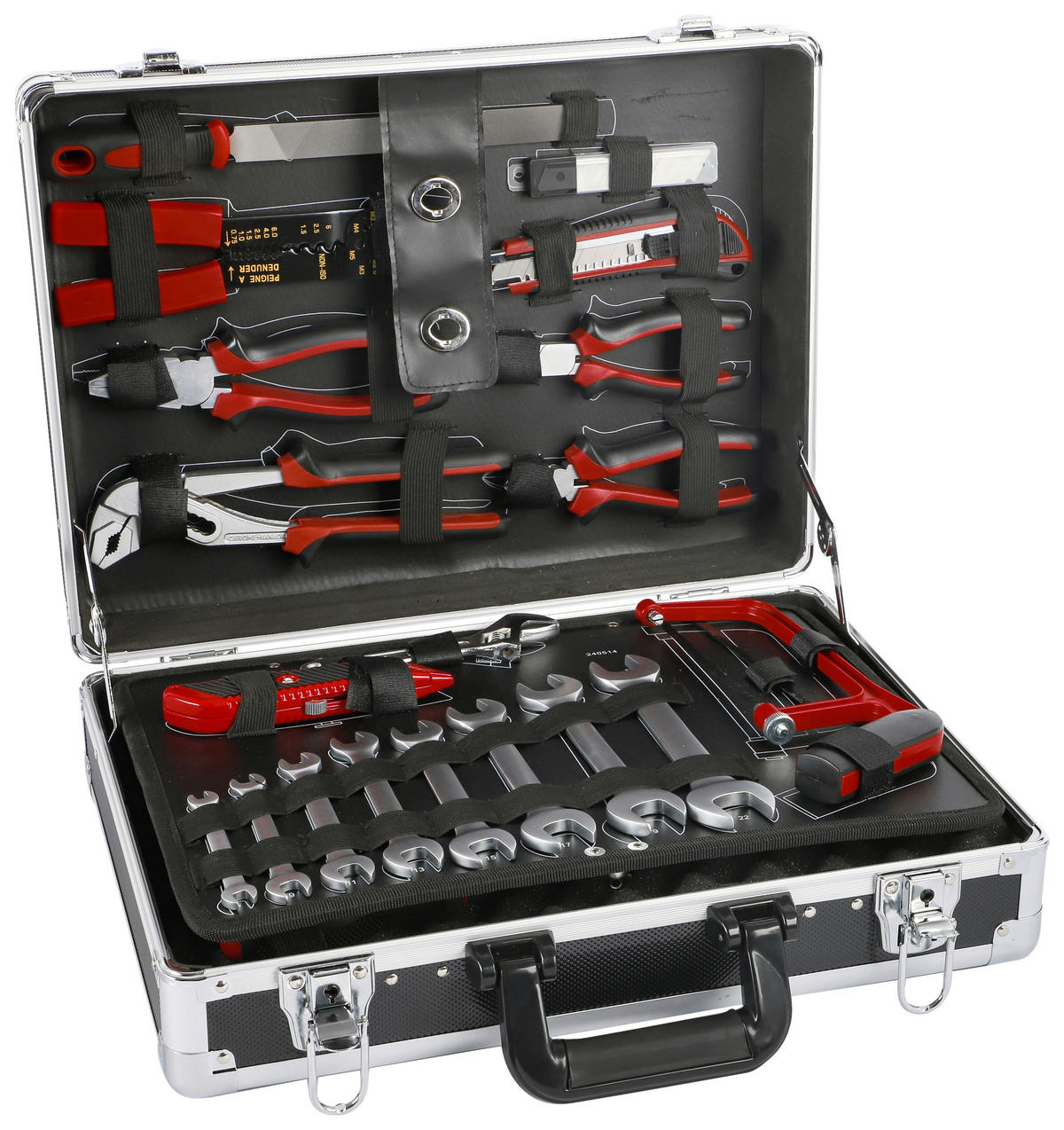 Werkzeugkoffer B/H/T: ca. 43x13x32 cm 103 tlg. Werkzeugkoffer_103tlg. - (43,00/13,00/32,00cm)