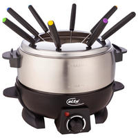 Elta Fondue-Set FD-800 Edelstahl Fondueset - schwarz/Edelstahl - Elta