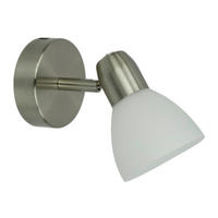 Spot-Light Deckenleuchte 3870127 silber Metall B/H/T: ca. 16,5x8,5x13 cm E14 1 Brennstellen Deckenleuchte_Alga - silber (16,50/8,50/13,00cm) - Spot-Light