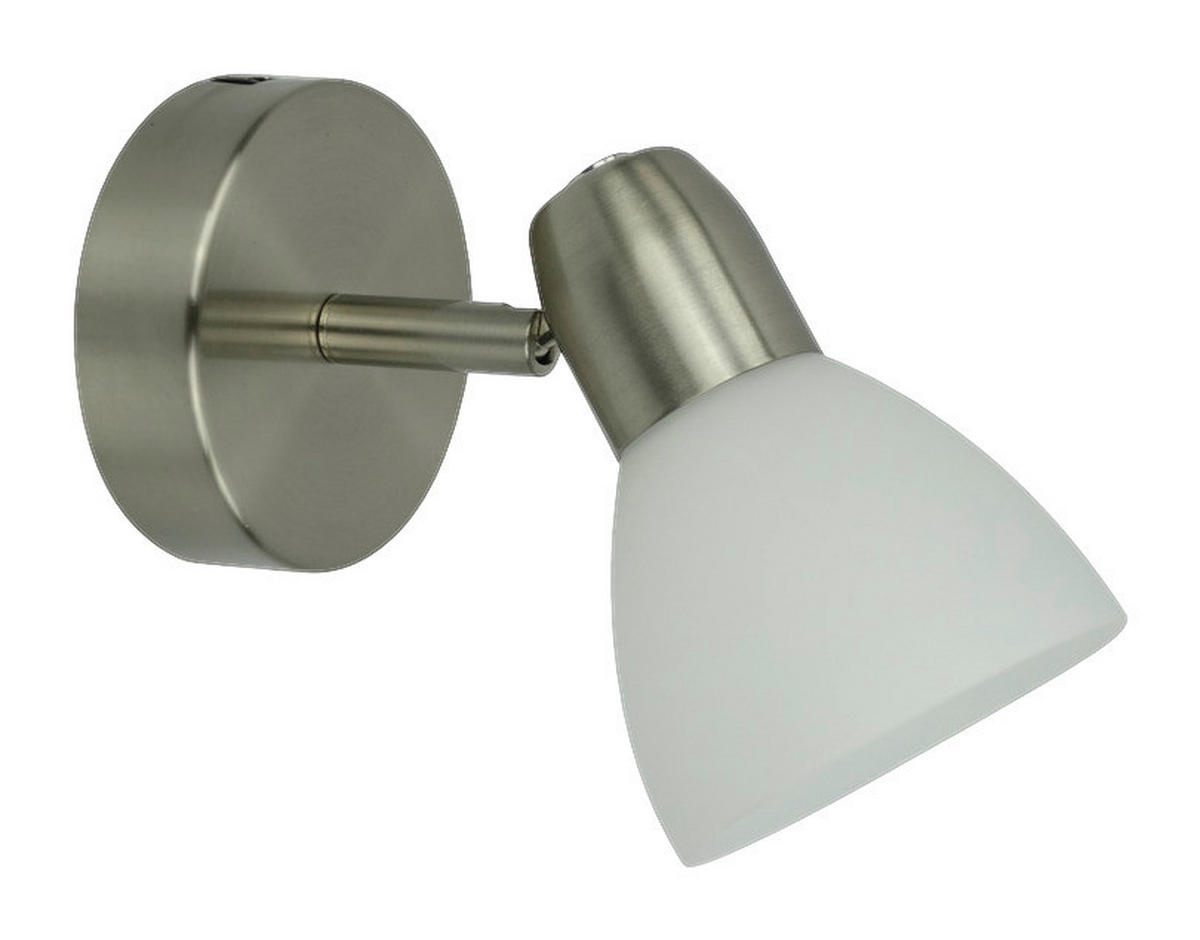 Spot-Light Deckenleuchte 3870127 silber Metall B/H/T: ca. 16,5x8,5x13 cm E14 1 Brennstellen Deckenleuchte_Alga - silber (16,50/8,50/13,00cm) - Spot-Light