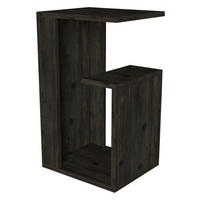 Beistelltisch Sister dunkelgrau Holz Optik Spanplatte B/H/T: ca. 35x60x29,5 cm Sister - dunkelgrau (35,00/60,00/29,50cm) - moebel17