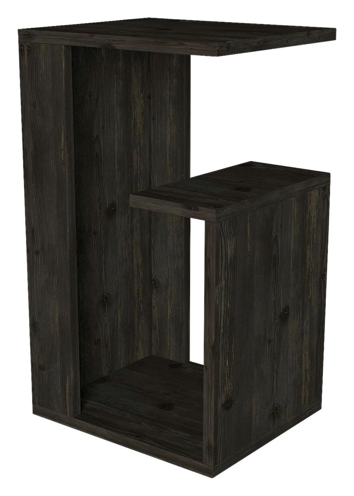 Beistelltisch Sister dunkelgrau Holz Optik Spanplatte B/H/T: ca. 35x60x29,5 cm Sister - dunkelgrau (35,00/60,00/29,50cm) - moebel17