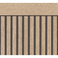 Vliestapete Holzoptik hellbraun schwarz B/L: ca. 106x5000 cm Vliestapete_39956-1 - hellbraun/schwarz (106,00/5000,00cm)