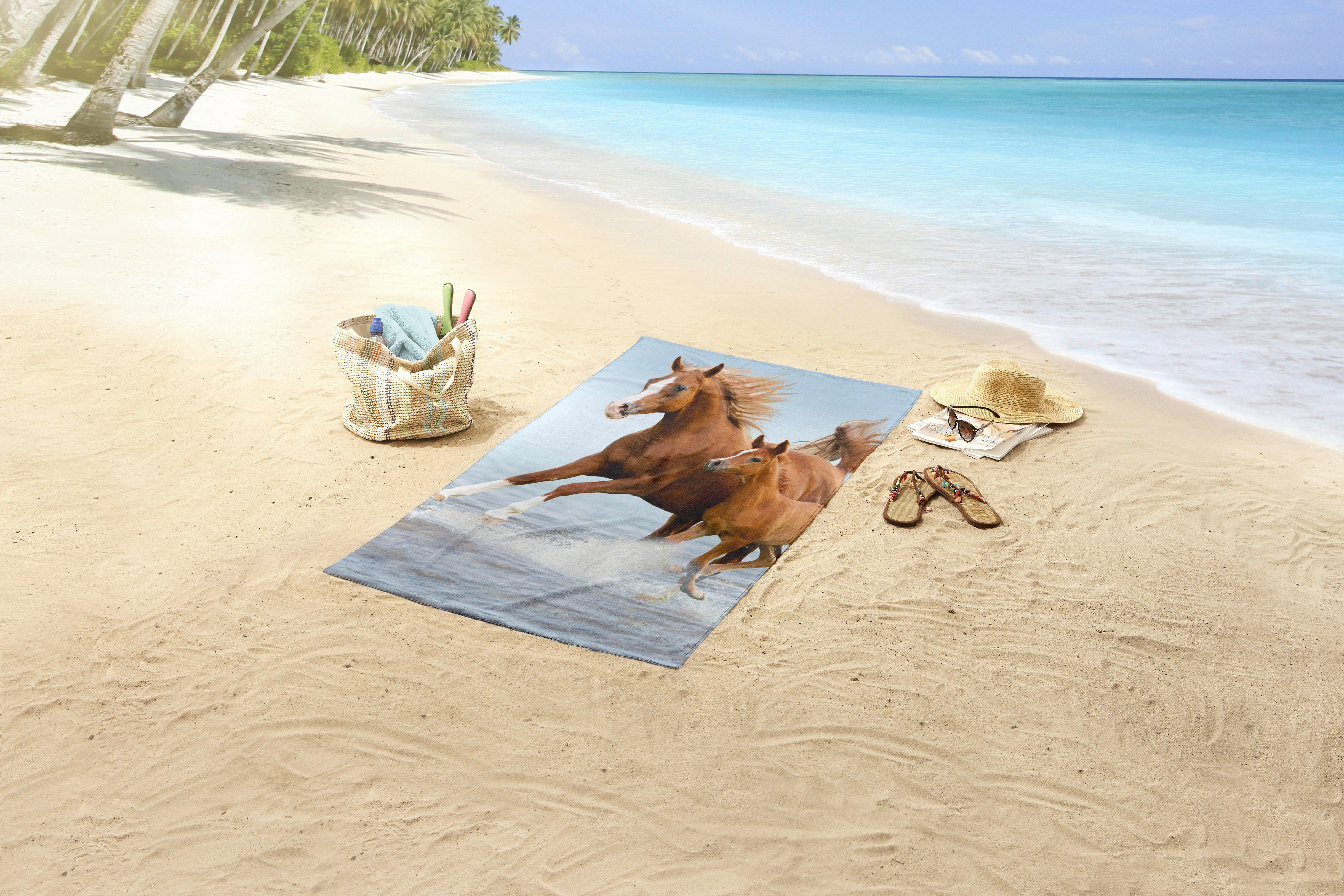Strandtuch Free Multi Polyester B/L: ca. 75x150 cm Free - Multi (75,00/150,00cm) - Good Morning