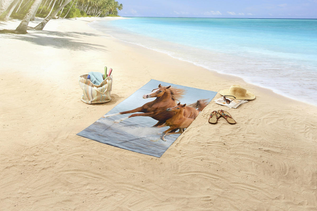 Strandtuch Free Multi Polyester B/L: ca. 75x150 cm Free - Multi (75,00/150,00cm) - Good Morning