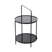 Beistelltisch  schwarz H/D: ca. 50x38 cm Wakefield_Beistelltisch 22595 - schwarz (38,00/50,00cm)
