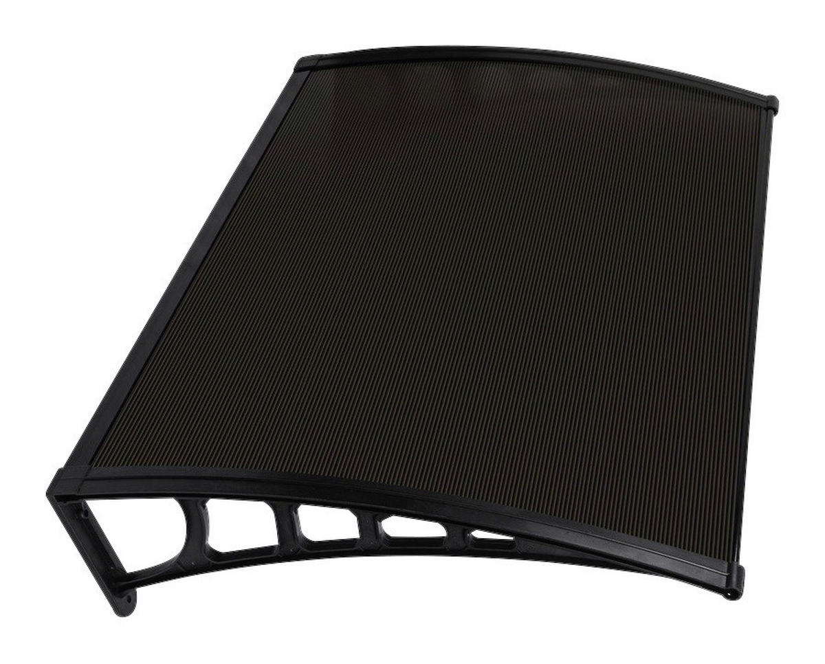 Burtas Vordach Vordach Crocus schwarz B/H/L: ca. 120x23x80 cm Crocus - schwarz (80,00/120,00/23,00cm) - Burtas Vordach