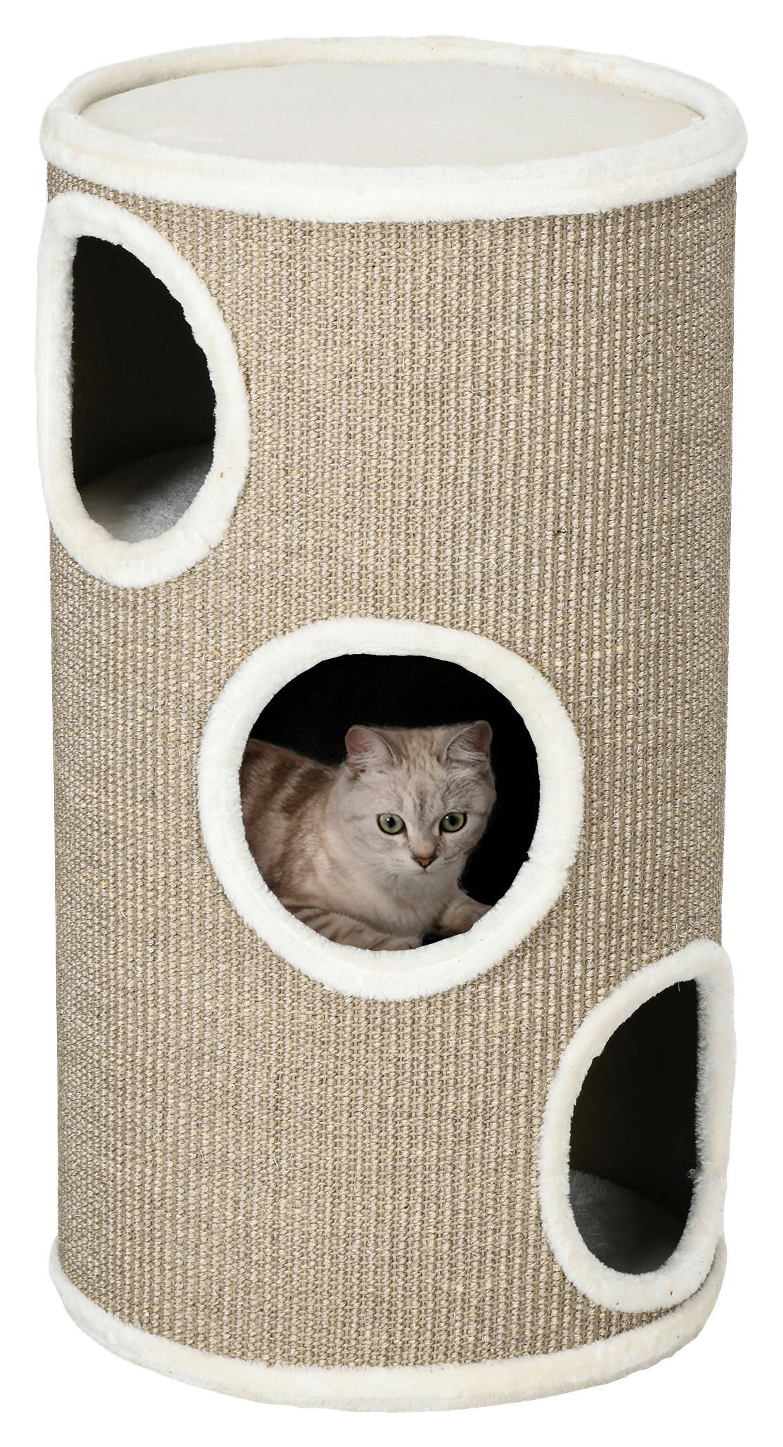 PawHut Kratztonne braun Spanplatte B/H/L: ca. 38x70x38 cm Kratztonne - braun (38,00/38,00/70,00cm) - PawHut