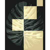 Komar Poster Monstera Theatre Blätter B/L: ca. 40x50 cm Monstera Theatre - (40,00/50,00cm) - Komar