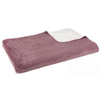 Wohndecke Wohndecke_Sherpa 150x200cm rose - rosenholz (150,00/200,00cm)