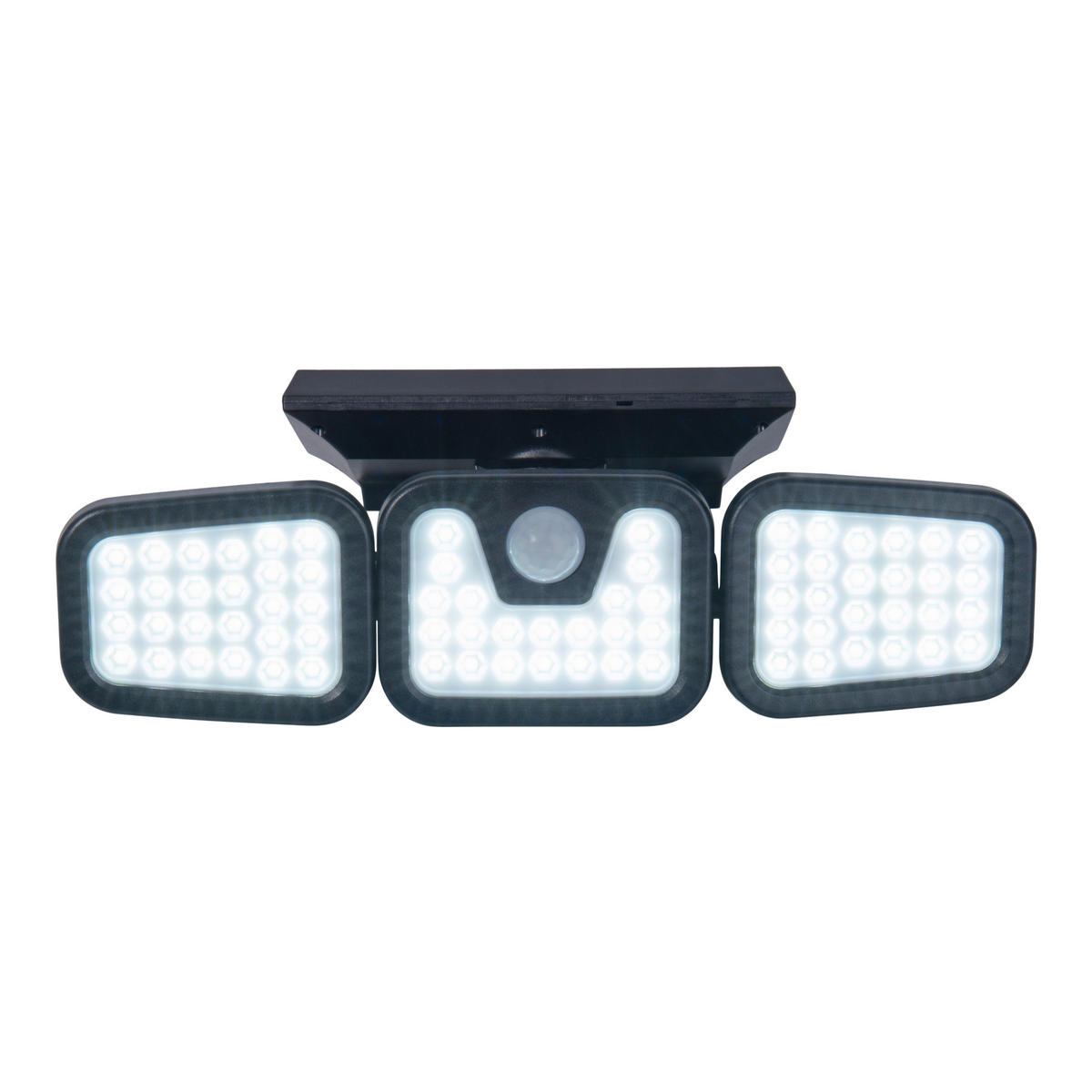 Außenwandleuchte 1394522 schwarz Kunststoff B/H/T: ca. 28,3x11x13,5 cm LED Solar Außenwandleuchte "PACITA" - schwarz (28,30/11,00/13,50cm) - Näve Leuchten