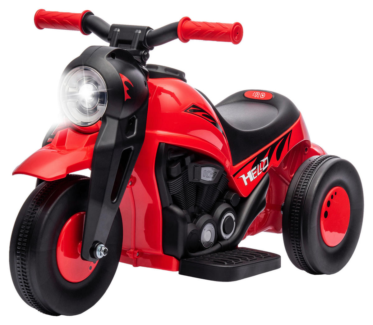 AIYAPLAY Elektromotorrad rot B/H/L: ca. 36x43,5x80 cm Elektromotorrad - rot (80,00/36,00/43,50cm) - AIYAPLAY