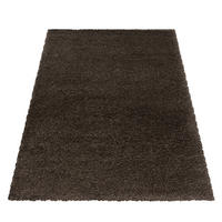 Ayyildiz Teppich FLUFFY braun B/L: ca. 60x110 cm FLUFFY - braun (60,00/110,00cm) - Ayyildiz