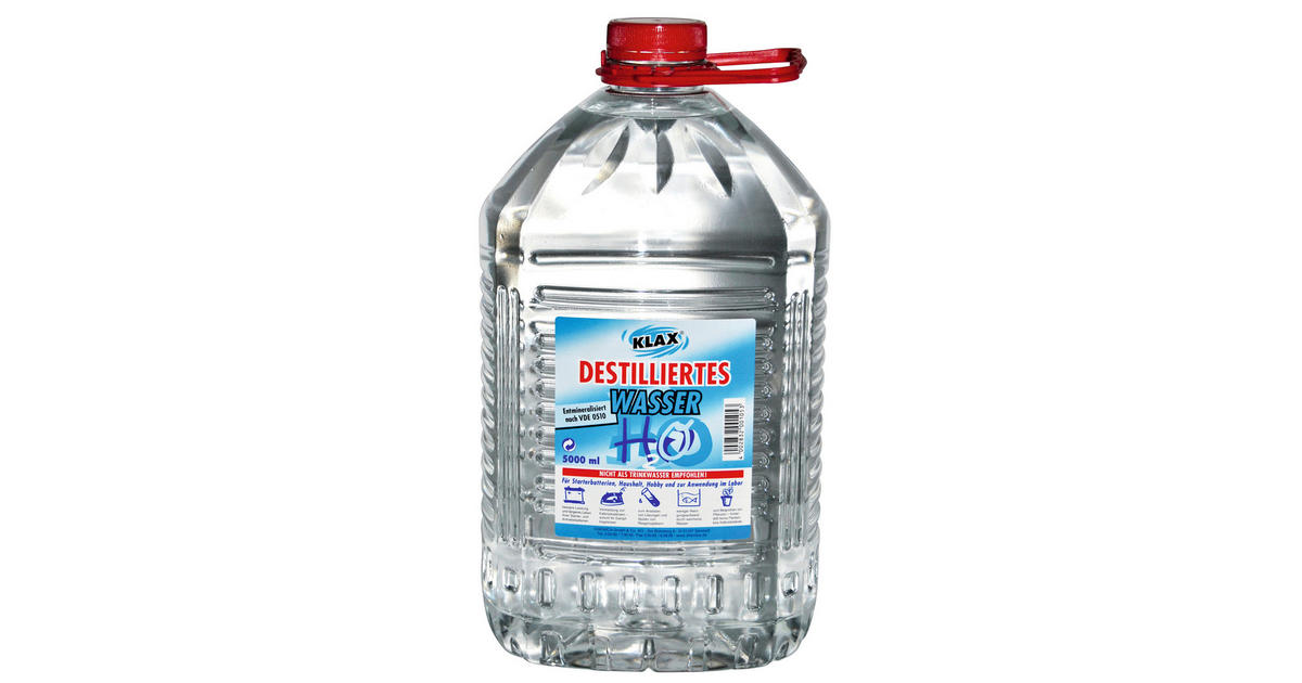 Destilliertes Wasser 5l.