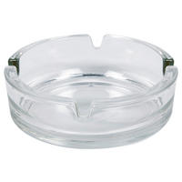 Aschenbecher transparent Glas Ascher - transparent