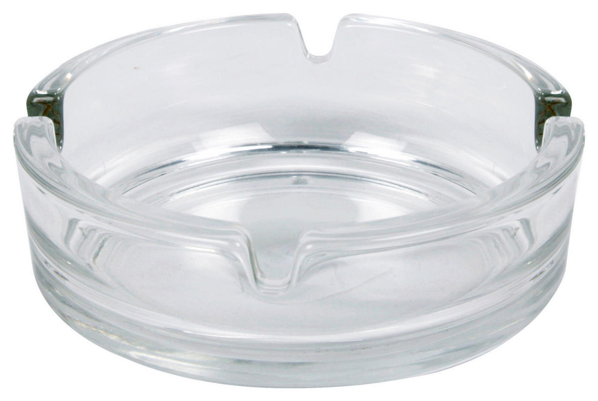 Aschenbecher transparent Glas Ascher - transparent