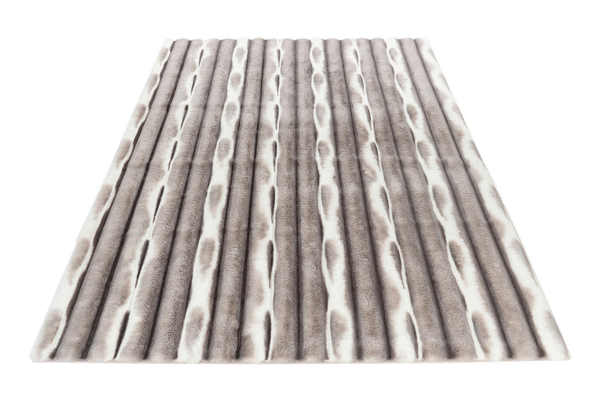 Obsession Teppich Whispering Waves silber B/L: ca. 60x100 cm Whispering Waves - silber (60,00/100,00cm) - Obsession