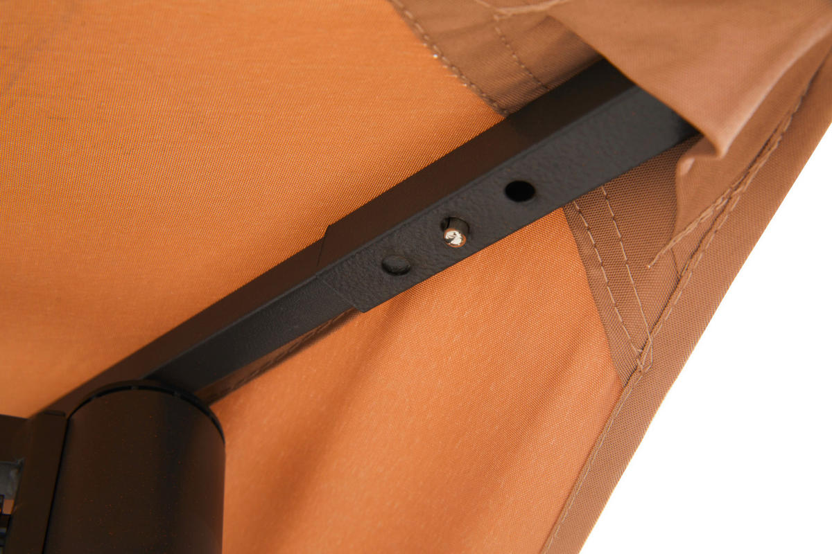 Grasekamp Grillpavillon BBQ beige Polyester B/H/L: ca. 152x250x244 cm BBQ - beige/anthrazit (244,00/152,00/250,00cm) - Grasekamp