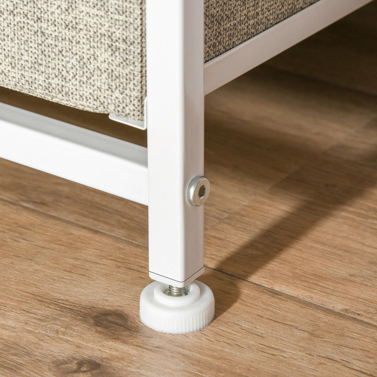 HOMCOM Aufbewahrungsregal hellgrau Polypropylen B/H/L: ca. 30x63,5x71 cm Schubladenschrank - hellgrau (71,00/30,00/63,50cm) - HOMCOM